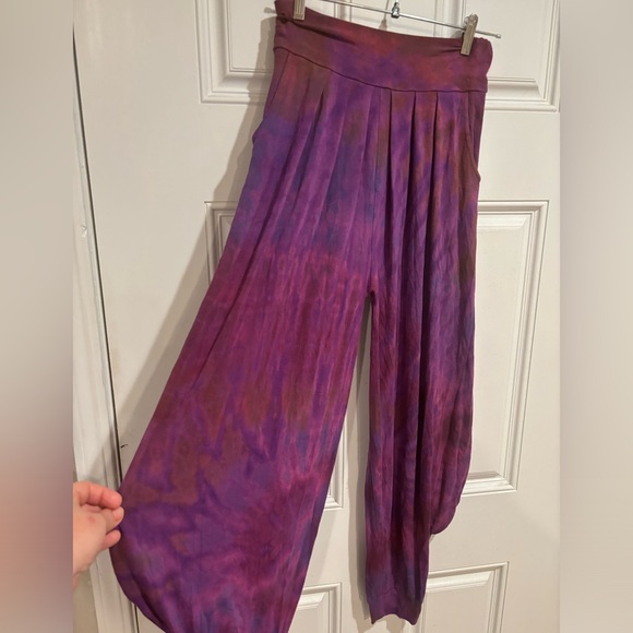 Peace Love World Pants - Peace Love World tie dye  Harem Pants size large